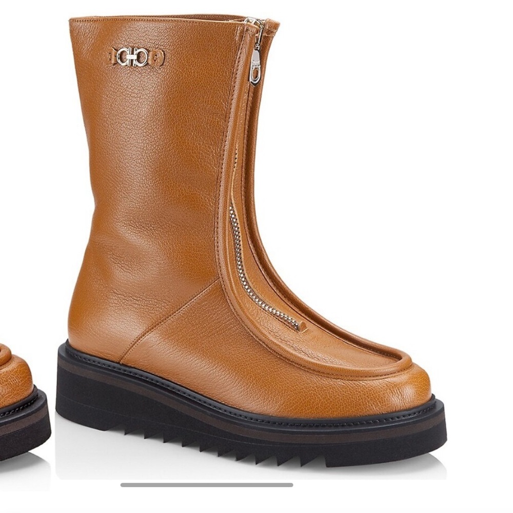 Salvatore Ferragamo Leather Boots